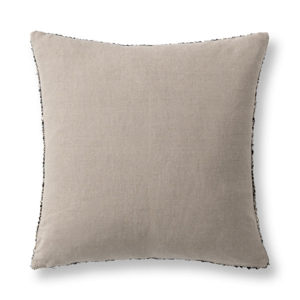 Villa Classics - Porter 22" x 22" Accent Pillow - Black / Ivory