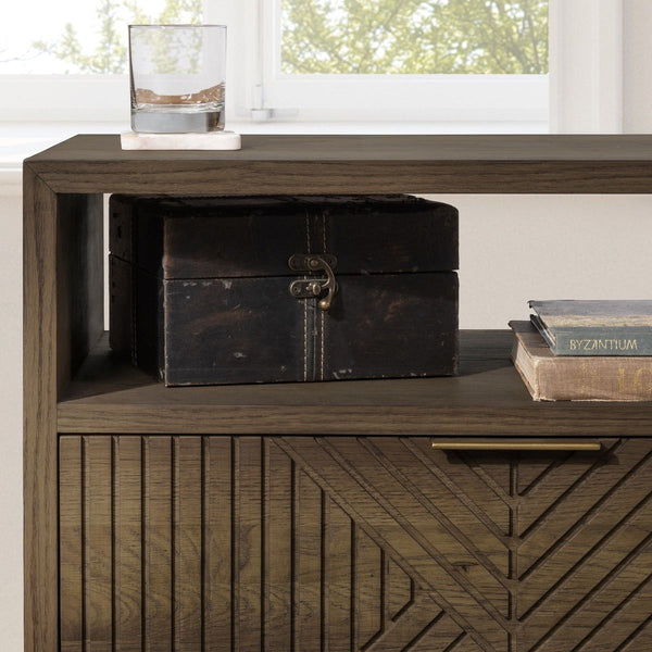 Santa - 2-Drawer Nightstand - Toasted Brown
