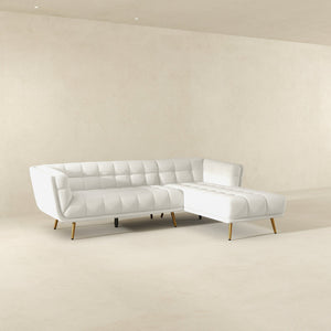 Addison - L Shape Sectional Sofa Tufted