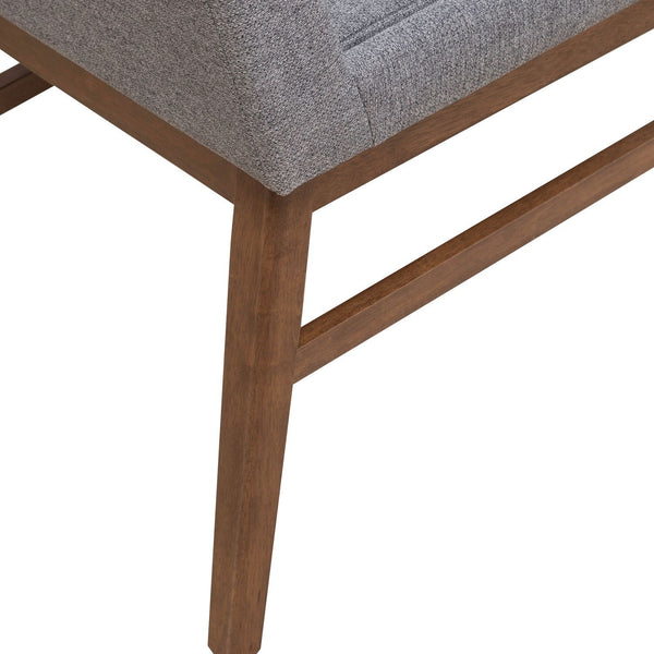 Space Savers - Upholstered Side Chair - Walnut