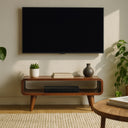 Solid Wood Open Media Unit