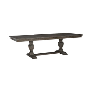 Westfield - 7 Piece Trestle Table Set - Havana Brown