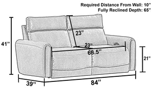 Nico - Power Headrest Reclining Sofa