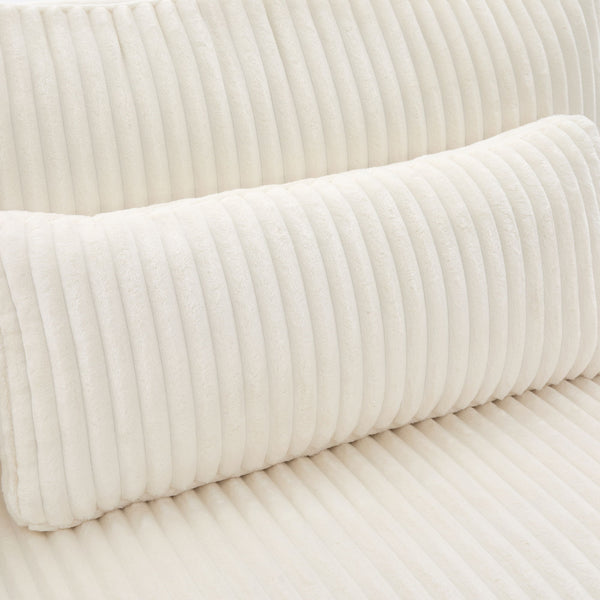 Modern Loveseat Sofa With 4 Pillows