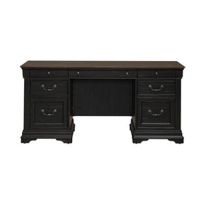 Meritage - Jr Executive Credenza - Aged Charcoal