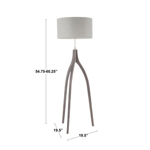 Wishbone - Contemporary Floor Lamp