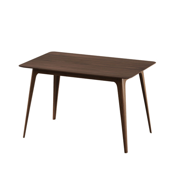 5 Piece Dining Set With 1 Table And 4 Upholstered Chairs - Walnut / Black