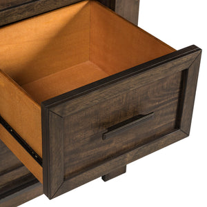 Thornwood Hills - Dresser & Mirror - Rock Beaten Brown