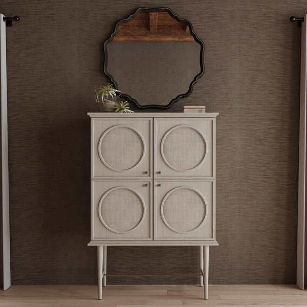 Davenport - Wall Mirror - Light Brown