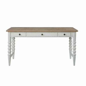 Turnberry Park - Writing Desk - Washed White & Toasted Oat