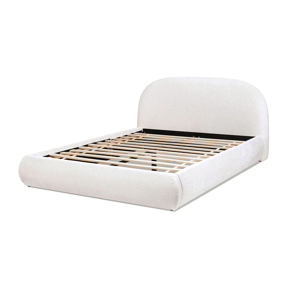 Archie Puffy Grounded - Upholstered Platform Bed