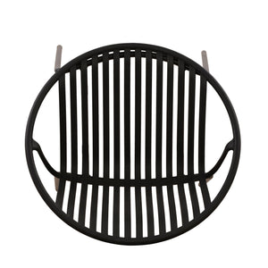 7 Piece Outdoor Modern Dining Set With Stackable Chairs