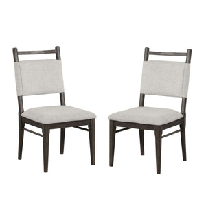 Upholstered Side Chairs (Set of 2) - Dark Walnut