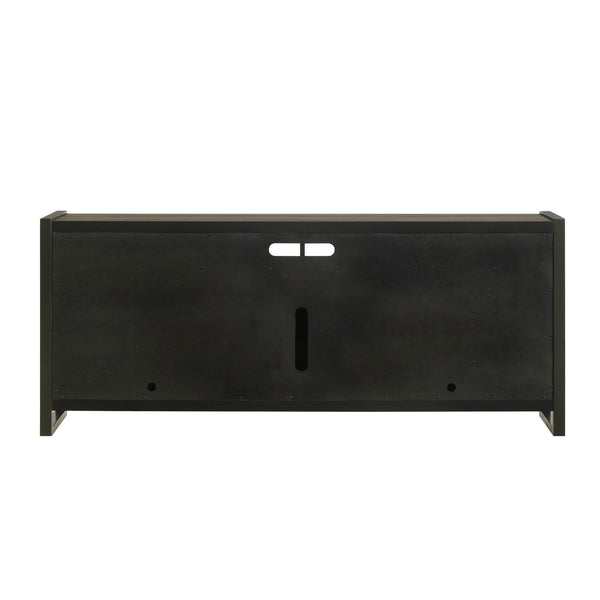 Fireplace TV Consoles - 686 78" Console With Fire FTS - Brown