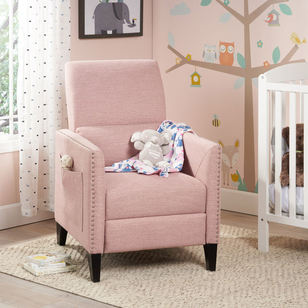 Kiersten - Contemporary Fabric Pushback Recliner