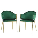 Modern Upholstered Dining Chair With Frame And