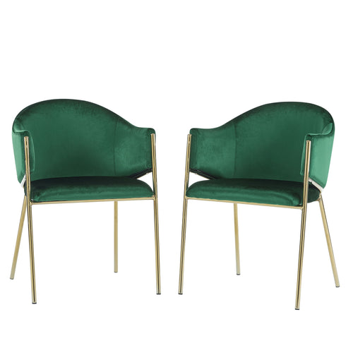 Modern Upholstered Dining Chair With Frame And