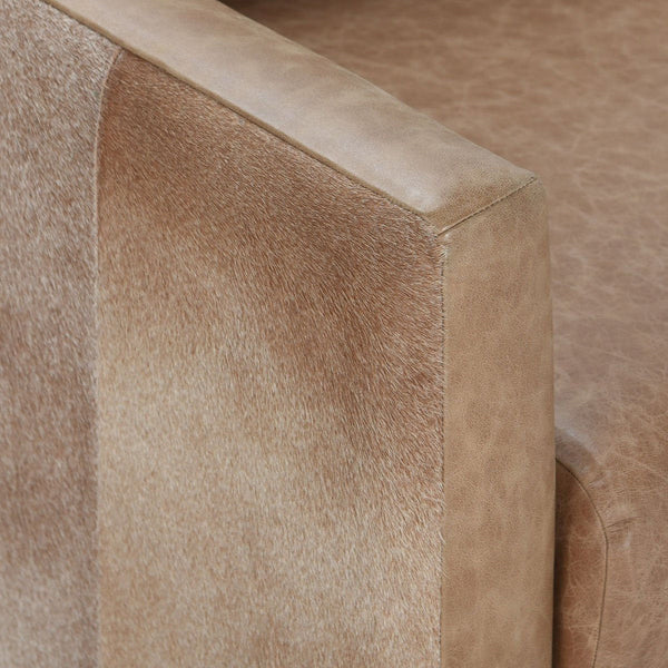 Lathe - Leather/Hide Accent Chair