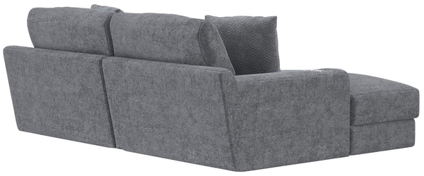 Cozy - 2 Piece Double Wide Chaise With USB Charging Ports