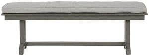 Visola - Bench with Cushion - Gray