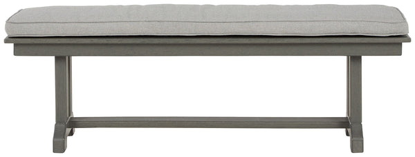 Visola - Bench with Cushion - Gray