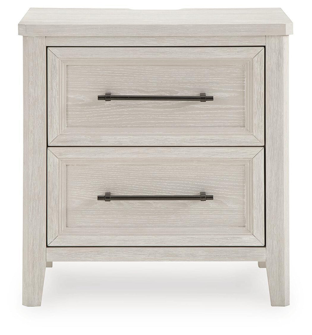 Darbonton - Two Drawer Night Stand - Dove White