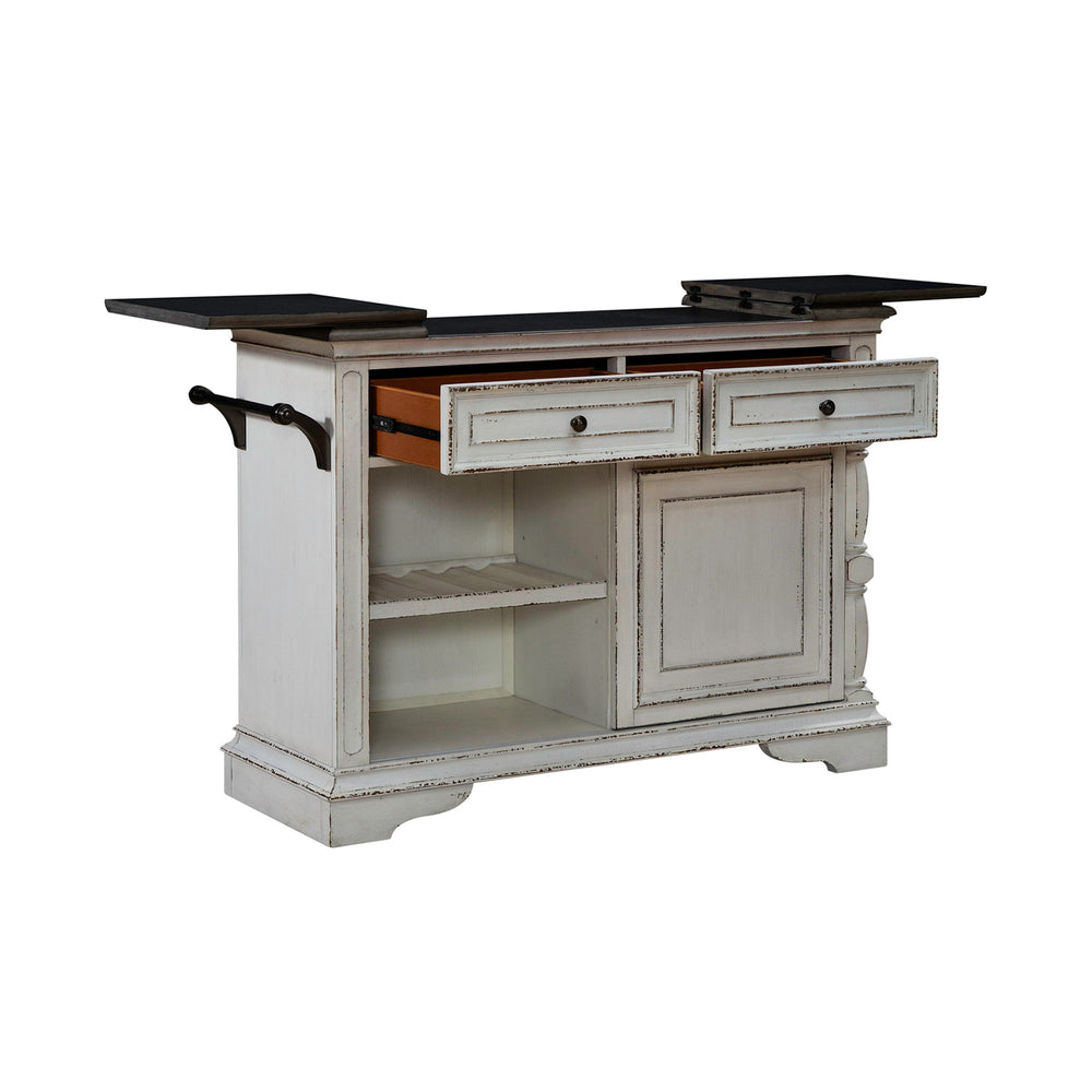 Magnolia Manor - Bar Cart - Antique White