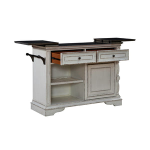 Magnolia Manor - Bar Cart - Antique White