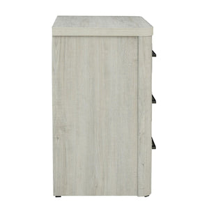 Modern Play - Nightstand With Charging Station - Natural White