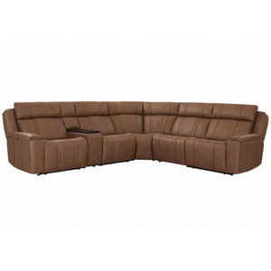 Sausalito - 6 Piece Modular Zero Gravity Power Reclining Sectional With Power Adjustable Headrests