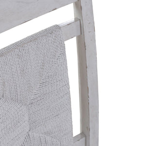 River Place - Panel Back Side Chair - Riverstone White & Tobacco