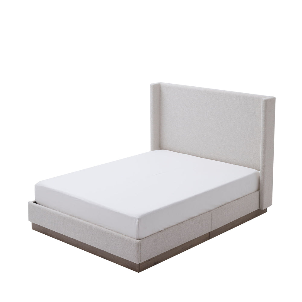 Hale - Upholstered Wingback Bed