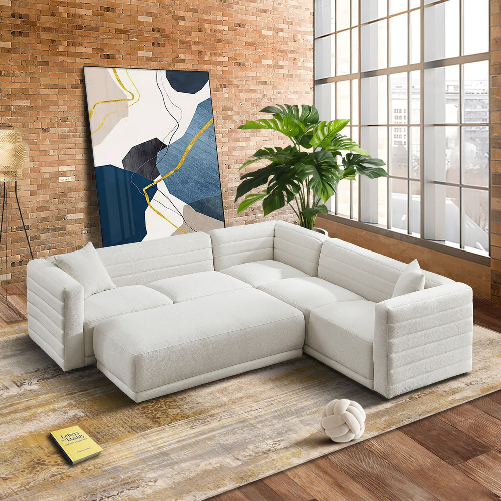 Solo - Corner Sectional Sofa With Ottoman