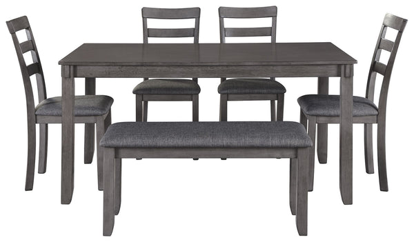 Bridson - RECT DRM Table Set (Set of 6) - Gray