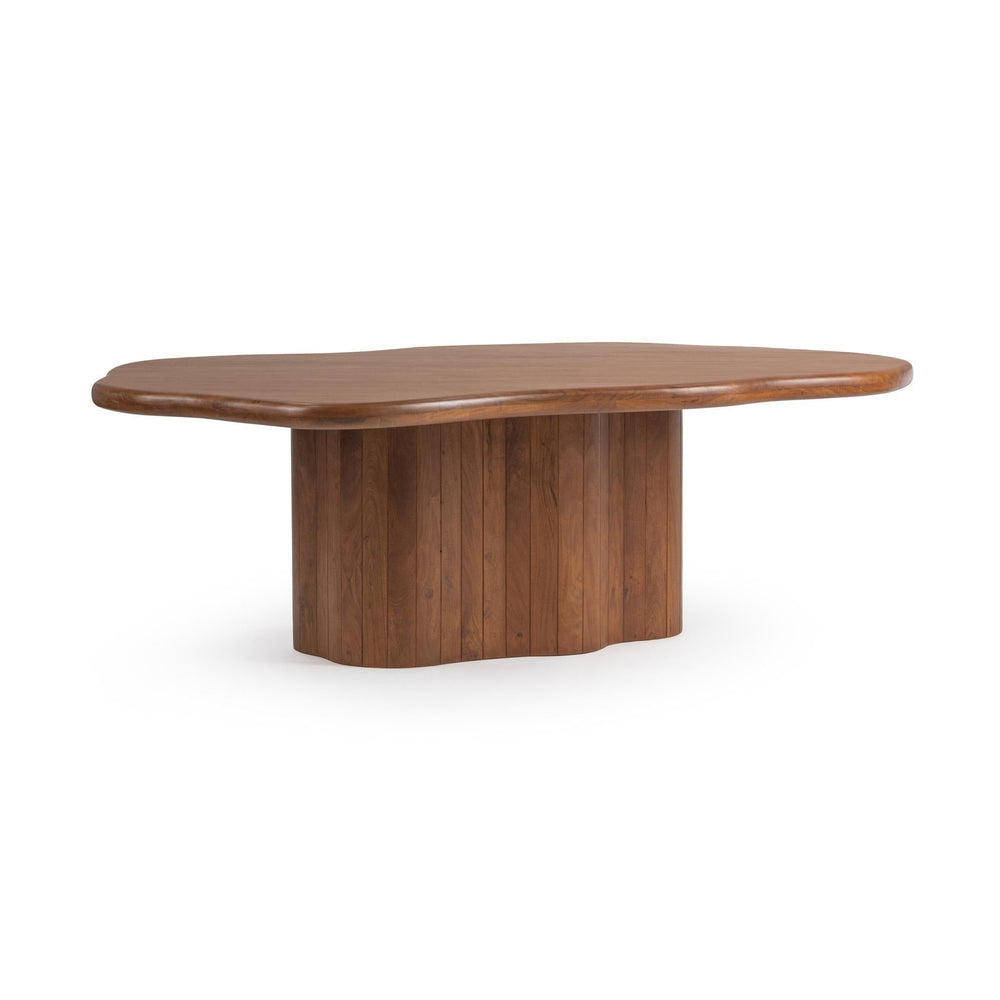 Alvaro - 94" Freeform Dining Table - Chestnut