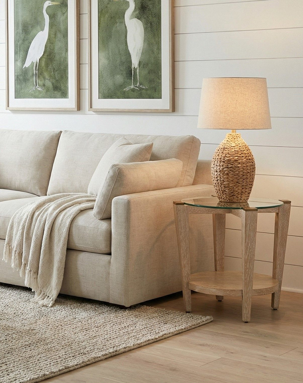 Dunes - End Table - Bleached Oak