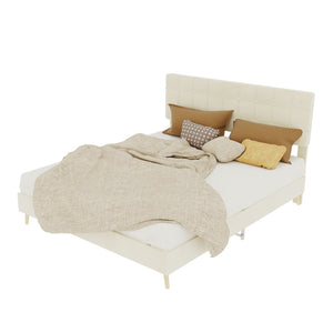Yungan Lingge Minimalist Soft Pack Headboard Bed