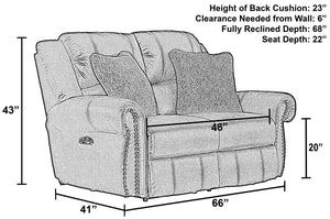 Pickett - Reclining Loveseat
