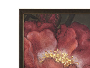The Secret Garden - Flourish Framed Print - Red
