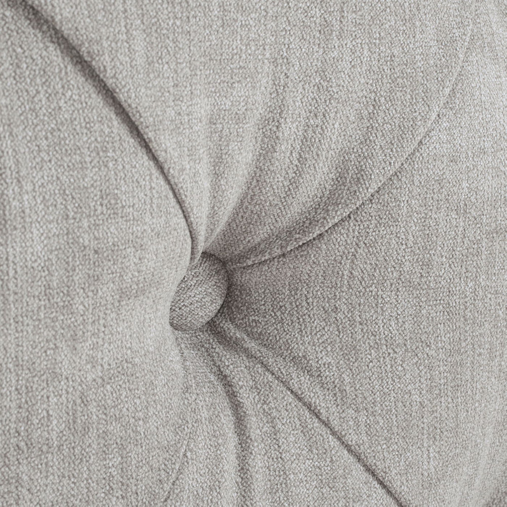 Marcella - King Upholstered Shelter Headboard Bed Set - Silver Gray