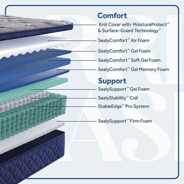 Carrington Chase - Midnight Cove Soft Euro Pillow Top Mattress