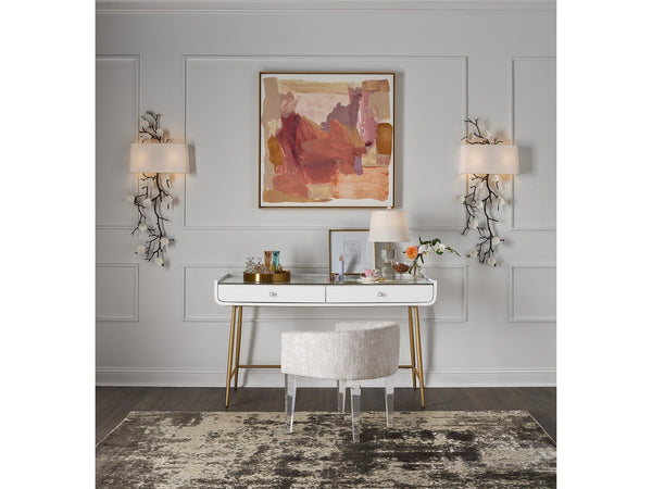 Love. Joy. Bliss.-Miranda Kerr Home - Allure Vanity Desk - White