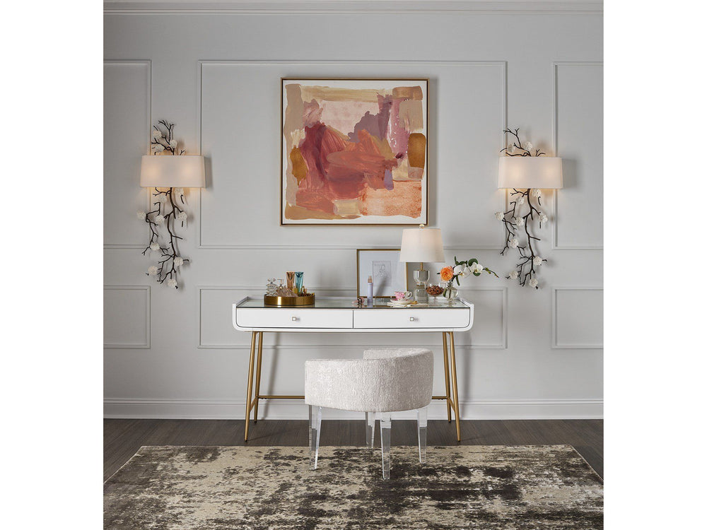 Love. Joy. Bliss.-Miranda Kerr Home - Love Joy Bliss Vanity Chair - Beige