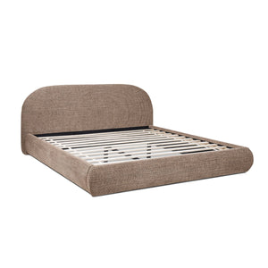 Archie Puffy Grounded - Upholstered Platform Bed