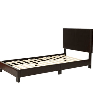 Upholstered Bed With Adjustable Headboard