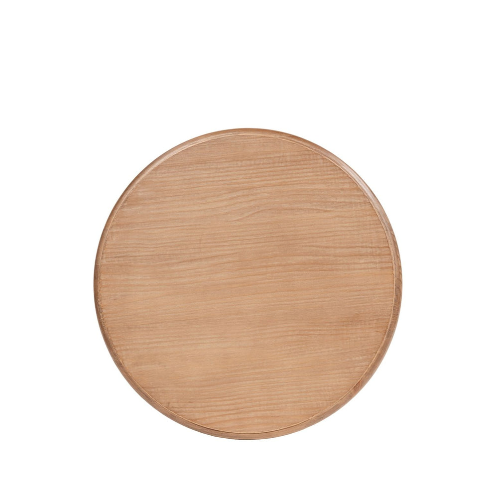 Winslow - Round Pedestal Side Table - Natural / Light Brown