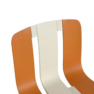 Modern Striped Blocking Single Chairs (Set of 4)