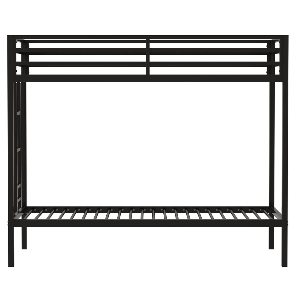 Adam - Twin Over Twin Bunk Bed - Black