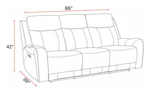 Haywood - Power Reclining Sofa Set