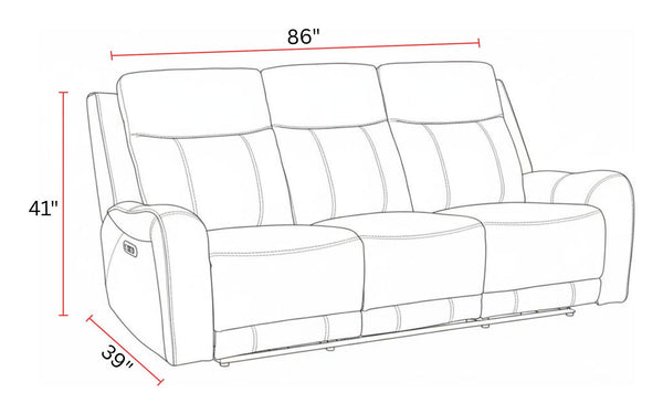 Haywood - Power Reclining Sofa Set